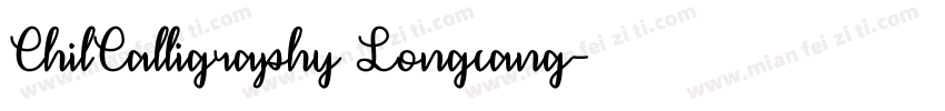 ChilCalligraphy Longcang字体转换